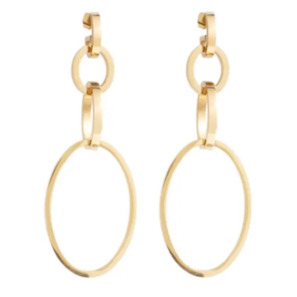 Vita Fede Cassio Jewelry - Rachel Zoe Curateur Vita Fede Cassio Gold Color Interlocking Earrings